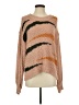 Oceanus Animal Print Tan Pullover Sweater Size S - photo 1