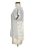 Ella Moss Tweed Silver Short Sleeve T-Shirt Size M - photo 5