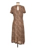 Emery Rose Animal Print Brown Casual Dress Size M - photo 2