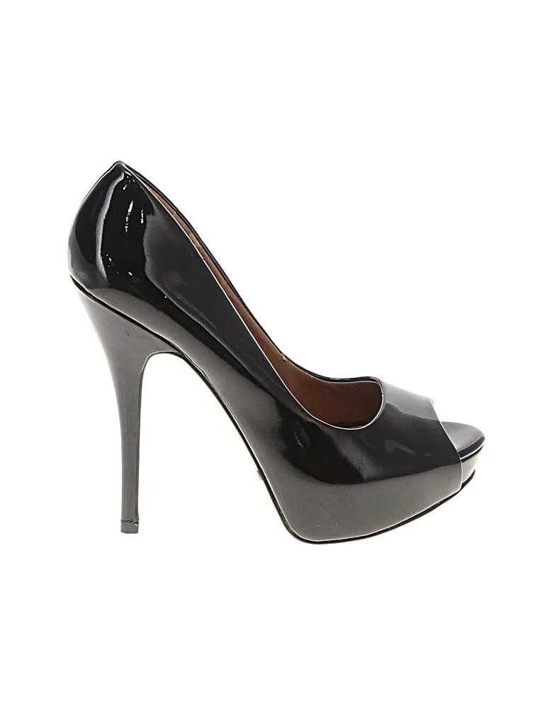 Pre-owned Aldo Heels In Black