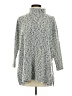 Lou & Grey for LOFT Tweed Gray Turtleneck Sweater Size XS - photo 1