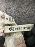 Versona 100% Polyester Ivory Short Sleeve Blouse Size M - photo 7