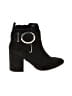 Just Fab Black Ankle Boots Size 7 1/2 - photo 1