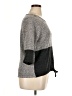 Vintage Rose Color Block Gray Pullover Sweater Size XL - photo 4