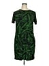 MICHAEL Michael Kors Graphic Green Cocktail Dress Size XL - photo 1