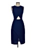 BCBGMAXAZRIA 100% Polyester Blue Cocktail Dress Size 2 - photo 1