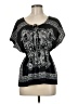 Claudia Richard Black Short Sleeve Blouse Size M (estimated) - photo 1
