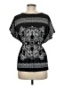 Claudia Richard Black Short Sleeve Blouse Size M (estimated) - photo 2