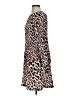 CATHERINE Catherine Malandrino 100% Polyester Animal Print Brown Casual Dress Size S - photo 5
