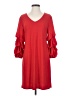 Sami & JO Solid Red Casual Dress Size S - photo 1