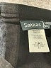 Sakkas Solid Black Casual Skirt Size 1X - photo 4