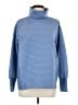 Eddie Bauer 100% Polyester Solid Blue Turtleneck Sweater Size M - photo 1