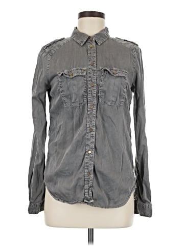 Maeve Long Sleeve Button-Down Shirt (view 1)