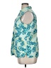 Basic Editions Teal Sleeveless Button-Down Shirt Size XL - photo 5