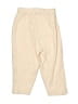 Juniors 100% Cotton Solid Ivory Casual Pants 3-6 MO / 6 MO - photo 2