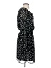 Max Edition Polka Dots Black Casual Dress Size S - photo 4
