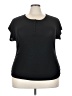 Rouge Black Short Sleeve Top Size 3X - photo 1