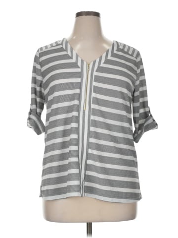 Ava James 3/4 Sleeve Blouse (view 1)