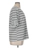 Ava James Stripes Gray 3/4 Sleeve Blouse Size XL - photo 4