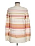 Ann Taylor LOFT Stripes Ivory Pullover Sweater Size M - photo 2