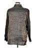 Karen Scott Metallic Silver Long Sleeve Blouse Size XL - photo 2
