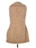 Me Jane 100% Polyester Tan Faux Fur Vest Size S - photo 2