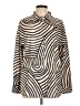 Unbranded Silver Long Sleeve Blouse Size L - photo 1