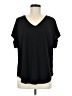 NY Collection Black Short Sleeve T-Shirt Size M - photo 1