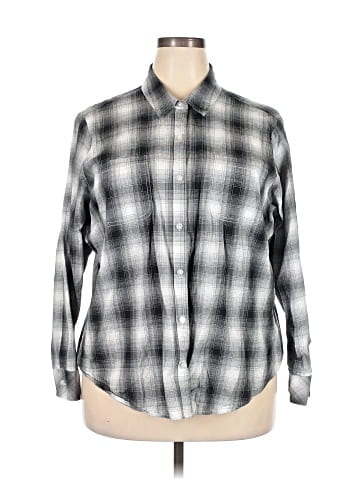 Riders by Lee Long Sleeve Button-Down Shirt (view 1)