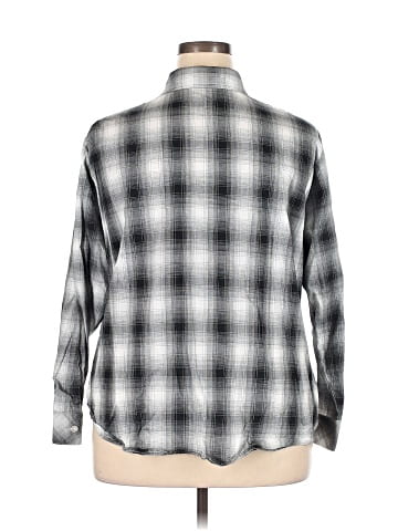 Riders by Lee Long Sleeve Button-Down Shirt (view 2)