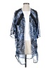 Express 100% Polyester Blue Kimono Size S - photo 1