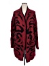 Shein Curve 100% Acrylic Red Cardigan Size 16 Plus (2) - photo 1