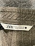 Zara Chevron-herringbone Gray Casual Pants Size XS - photo 4