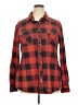 Unbranded Plaid Red Long Sleeve Button-Down Shirt Size XXL - photo 1