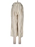 Diya Stripes Ivory Casual Pants Size L - photo 1
