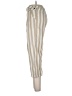 Diya Stripes Ivory Casual Pants Size L - photo 5