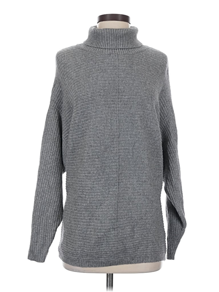 Pre-owned Cyrus Turtleneck Sweater In Gray
