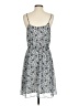 Ann Taylor LOFT 100% Polyester Paisley Gray Casual Dress Size S - photo 2