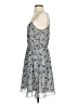Ann Taylor LOFT 100% Polyester Paisley Gray Casual Dress Size S - photo 5