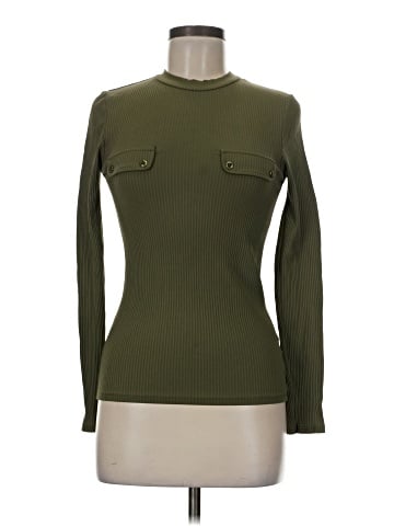 Zara W&B Collection Long Sleeve T-Shirt (view 1)