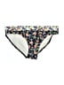 Boden Floral Ivory Black Swimsuit Bottoms Size 2 - photo 1