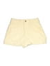 Shein 100% Polyester Solid Yellow Shorts Size XS - photo 1