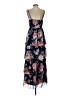 Crystal Doll Floral Blue Casual Dress Size 3 - photo 2