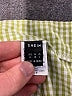Shein 100% Polyester Checkered-gingham Yellow Shorts Size 6 - photo 3