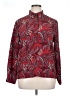 Alfred Dunner 100% Polyester Paisley Red Long Sleeve Blouse Size 14 - photo 1