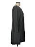 Joan Vass Solid Gray Casual Dress Size L - photo 4
