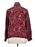 Alfred Dunner 100% Polyester Paisley Red Long Sleeve Blouse Size 14 - photo 2