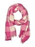 Unbranded Checkered-gingham Pink Scarf One size - photo 1
