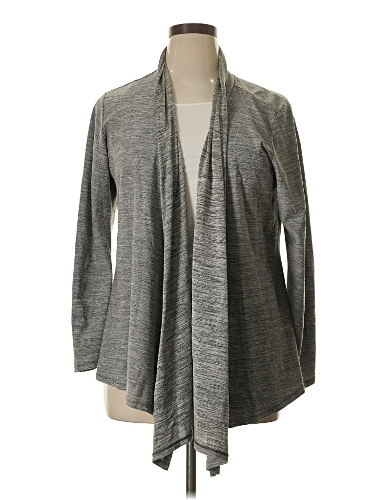 Pre-owned Coldwater Creek Cardigan Sweater In Gray