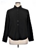 Assorted Brands Solid Black Long Sleeve Blouse Size XL - photo 1